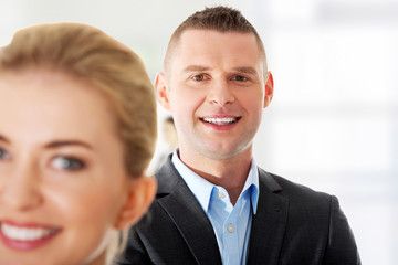 Successful business couple