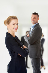 Successful business couple