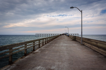 Obraz premium Molo rybackie w Ocean Beach w Kalifornii.