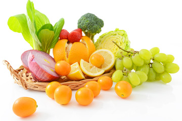 新鮮な野菜と果物