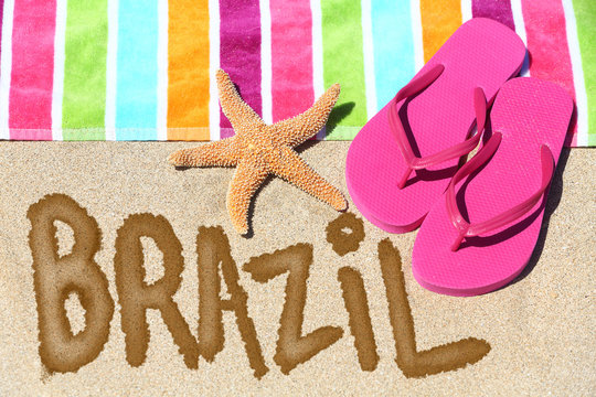 Brazil beach vacation destination concept