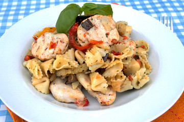 pâtes au filet de poulet