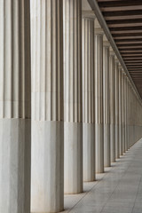 Colonnade in stoa of Attalos