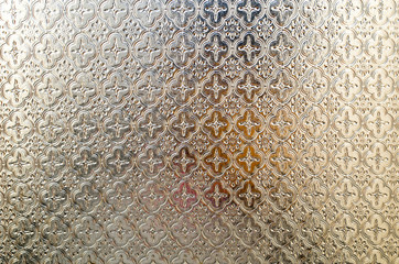 pattern on window glass background - 78564374