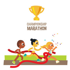 women championship marathon runners