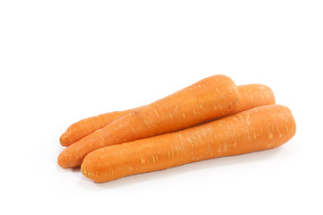 Carrot vegetable isolated on white background
