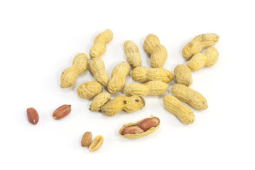 peanuts with white baclground