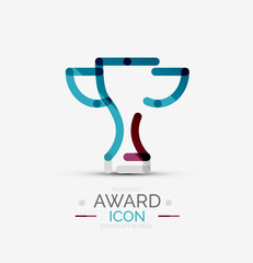 Award icon, logo.