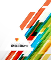 Abstract flyer template design background