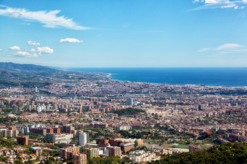 View of Barcelona from park Guel