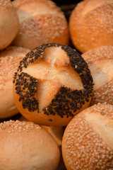 Wheat bread with sesame