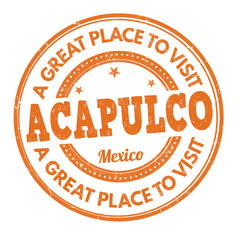 Acapulco stamp