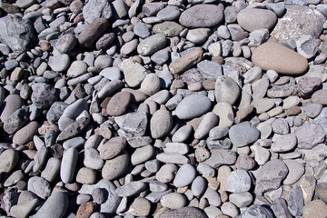 Hintergrund mit runden Steinen