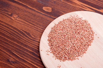 raw buckwheat on board diet food