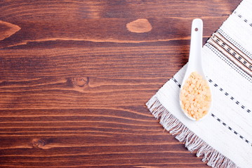 raw lentils on board diet food