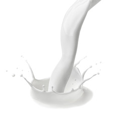 milk splash drop white liquid