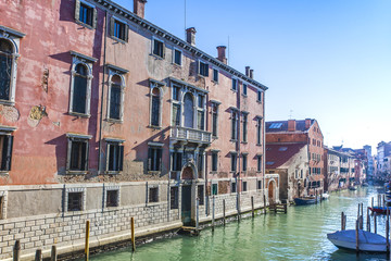 Fototapeta na wymiar Venezia. L'architettura della città e la sua laguna