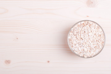 raw oatmeal diet food on board