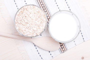 raw oatmeal diet food on board