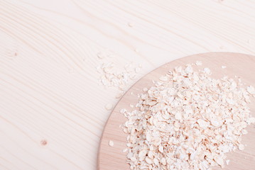 raw oatmeal diet food on board