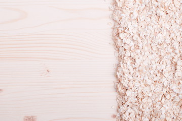 raw oatmeal diet food on board