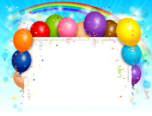 Balloons background