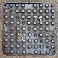 square metal manhole cover - 78577784