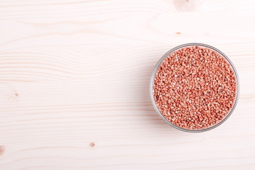 raw buckwheat on board diet food