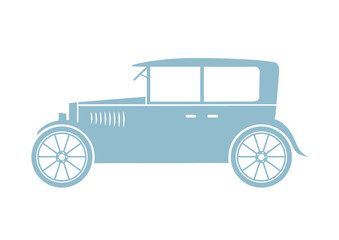 Car vector icon on white background