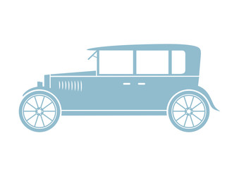 Car vector icon on white background