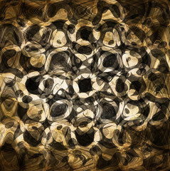 abstract circles on grunge background