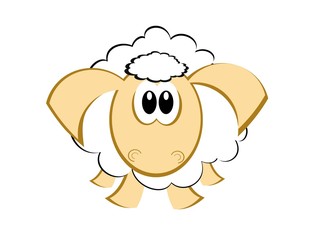 cartoon sheep