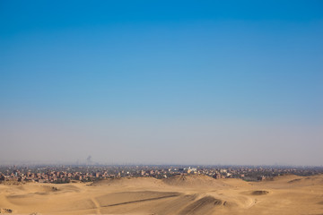 Fototapeta na wymiar City overview of Giza, Egypt