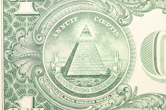 Great Seal of the U.S. from back dollar bill.