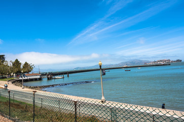 Fototapeta premium Widok z parku wodnego w San Francisco