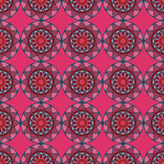 Seamless pattern with flowers