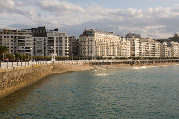 Fototapeta premium Paseo de la Concha, San Sebastián