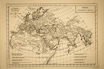 Fototapeta na wymiar 世界地図　ヨーロッパ・中東・南アジア