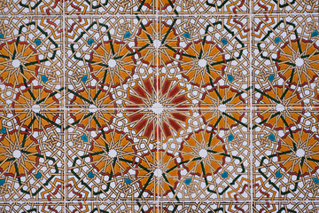 Fototapeta na wymiar Seamless mosaic tile pattern