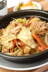 野菜炒め定食