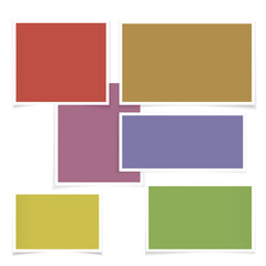 Fototapeta premium Five forms of different color.