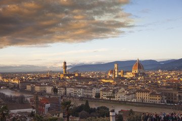 Fototapeta na wymiar Veduta di Firenze.