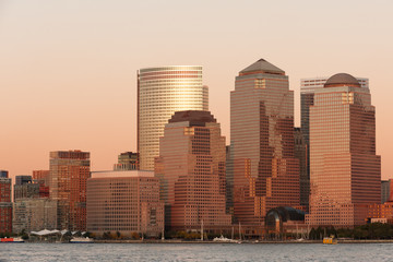 World Financial Center buildings and Winter Garden, NYC