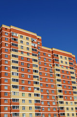 Fototapeta premium Modern multi-storey dwelling house