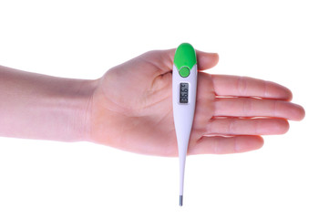 Thermometer/Digital thermometer with Celcius and blank LED