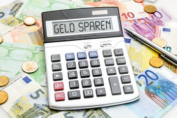 geld sparen