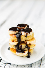 Delicious homemade cheese pancakes