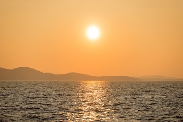 Scenic view of a small island
