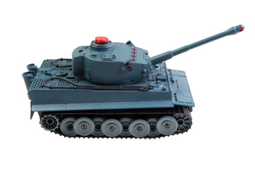 Fototapeta na wymiar toy tank isolated