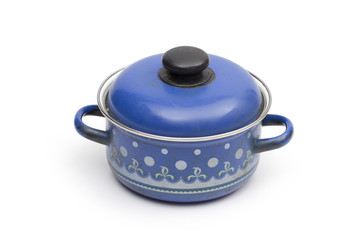 pan on the white background